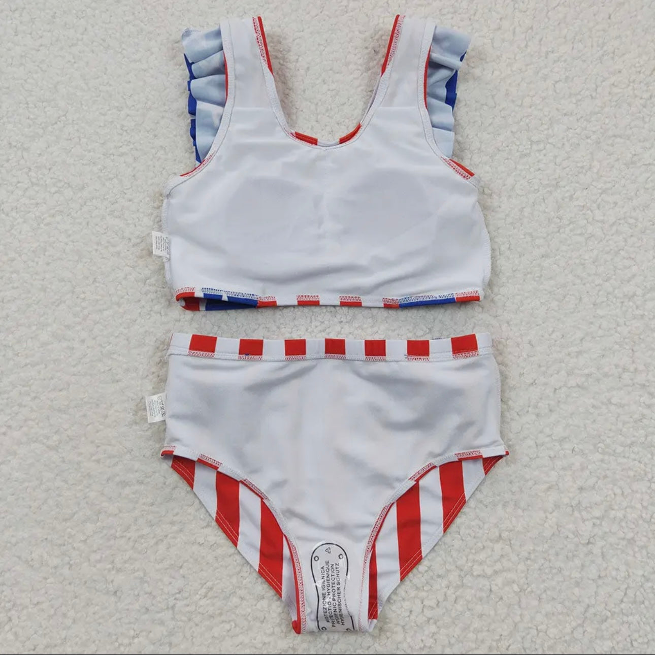 Girl Red White & Blue Two Piece