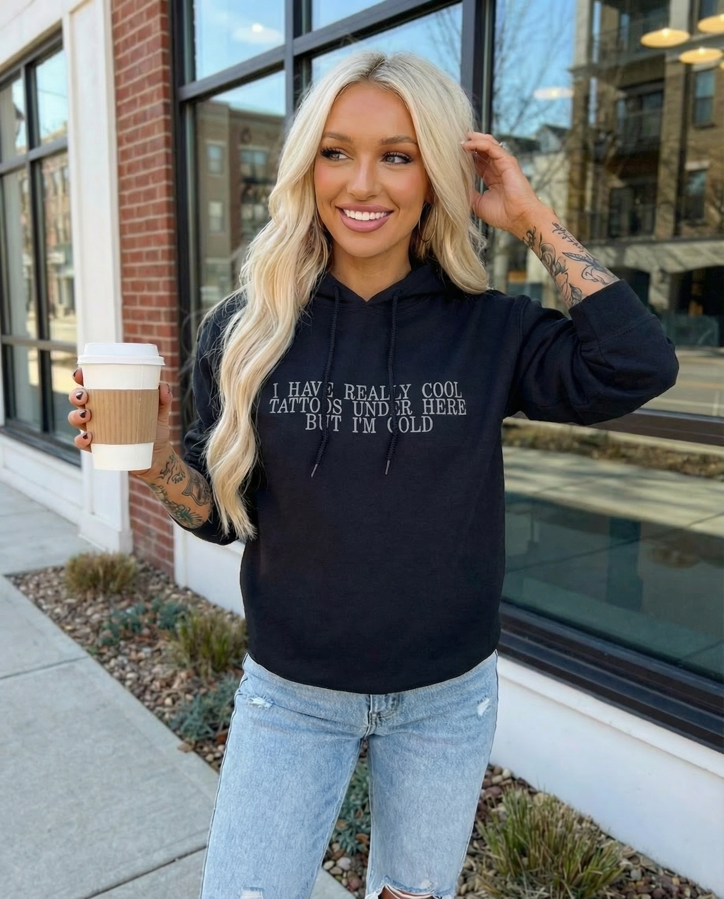 Embroidered I have cool tattoos