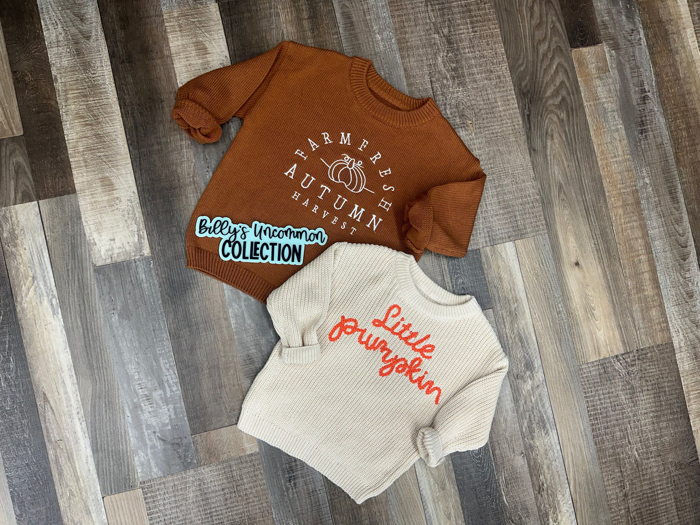 Autumn Harvest Embroidery Sweater