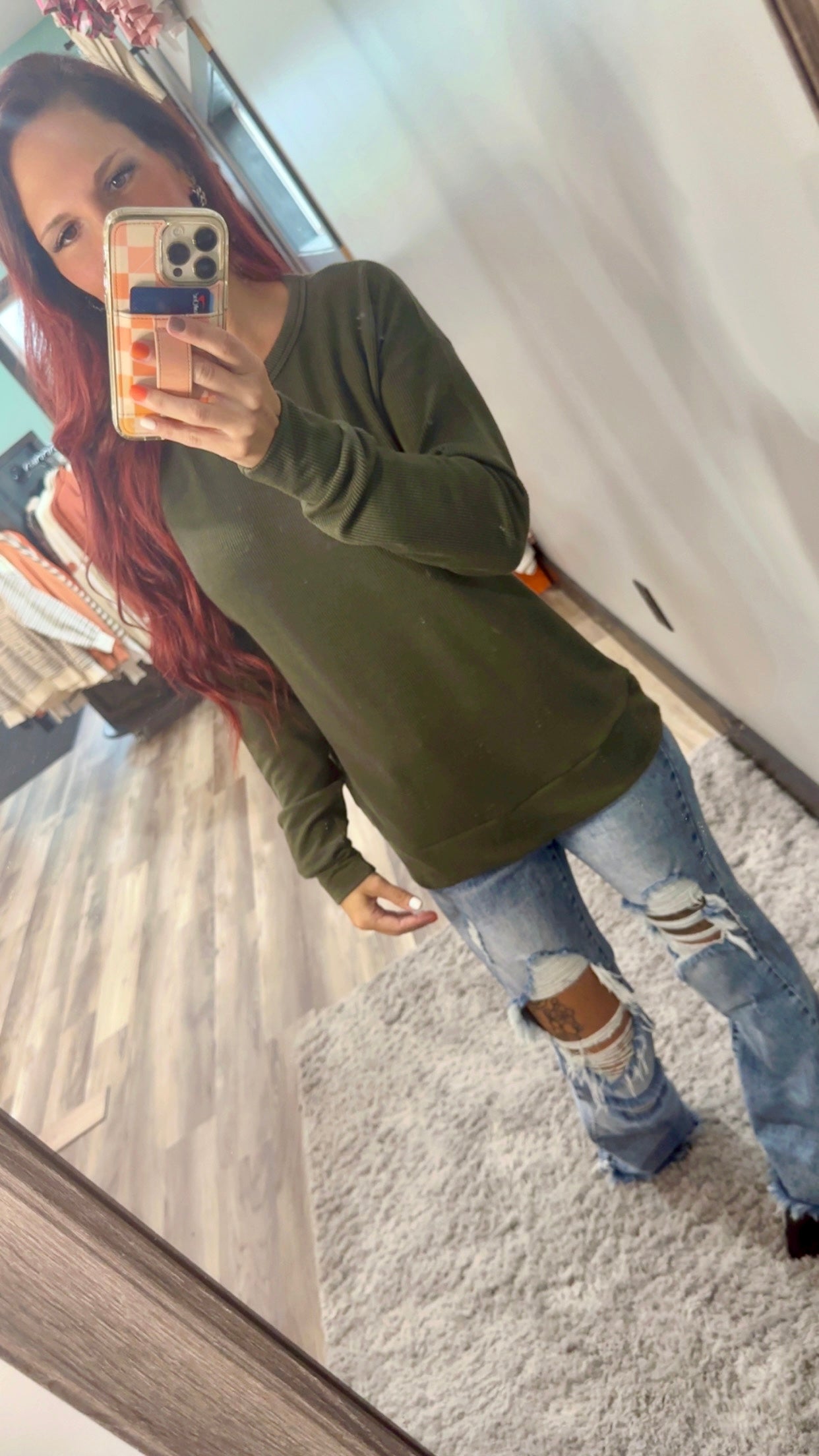 Ribbed Crewneck