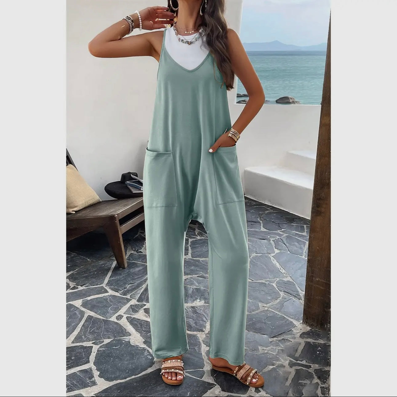 V Neck Lose Jumper