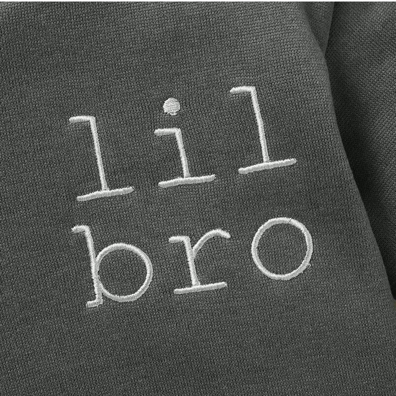 LIL BRO Embroidered Bubble Romper
