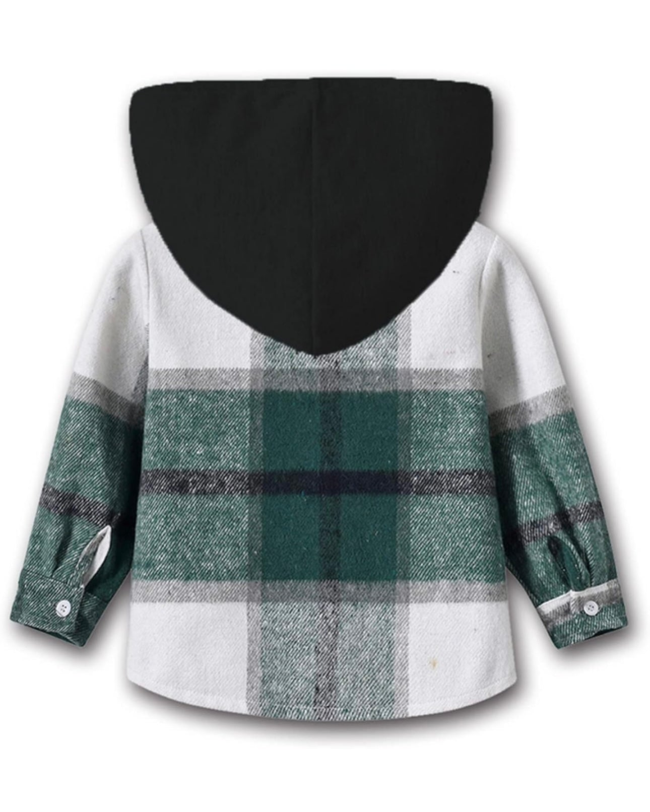 Plaid Hood Pocket Flannel