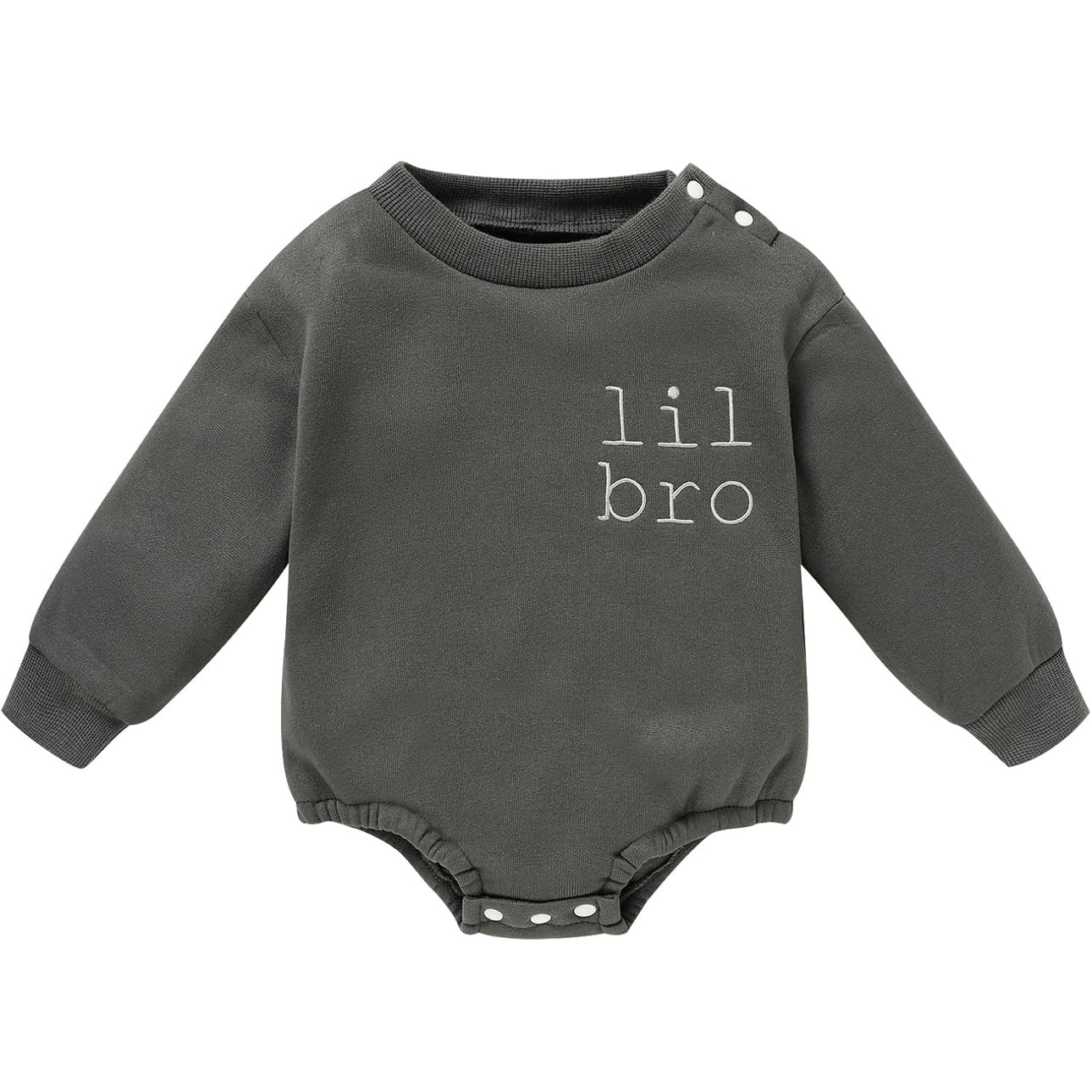 LIL BRO Embroidered Bubble Romper