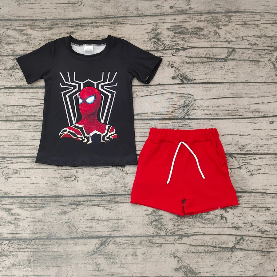 Spiderman Tee Shirts & Red Short Set