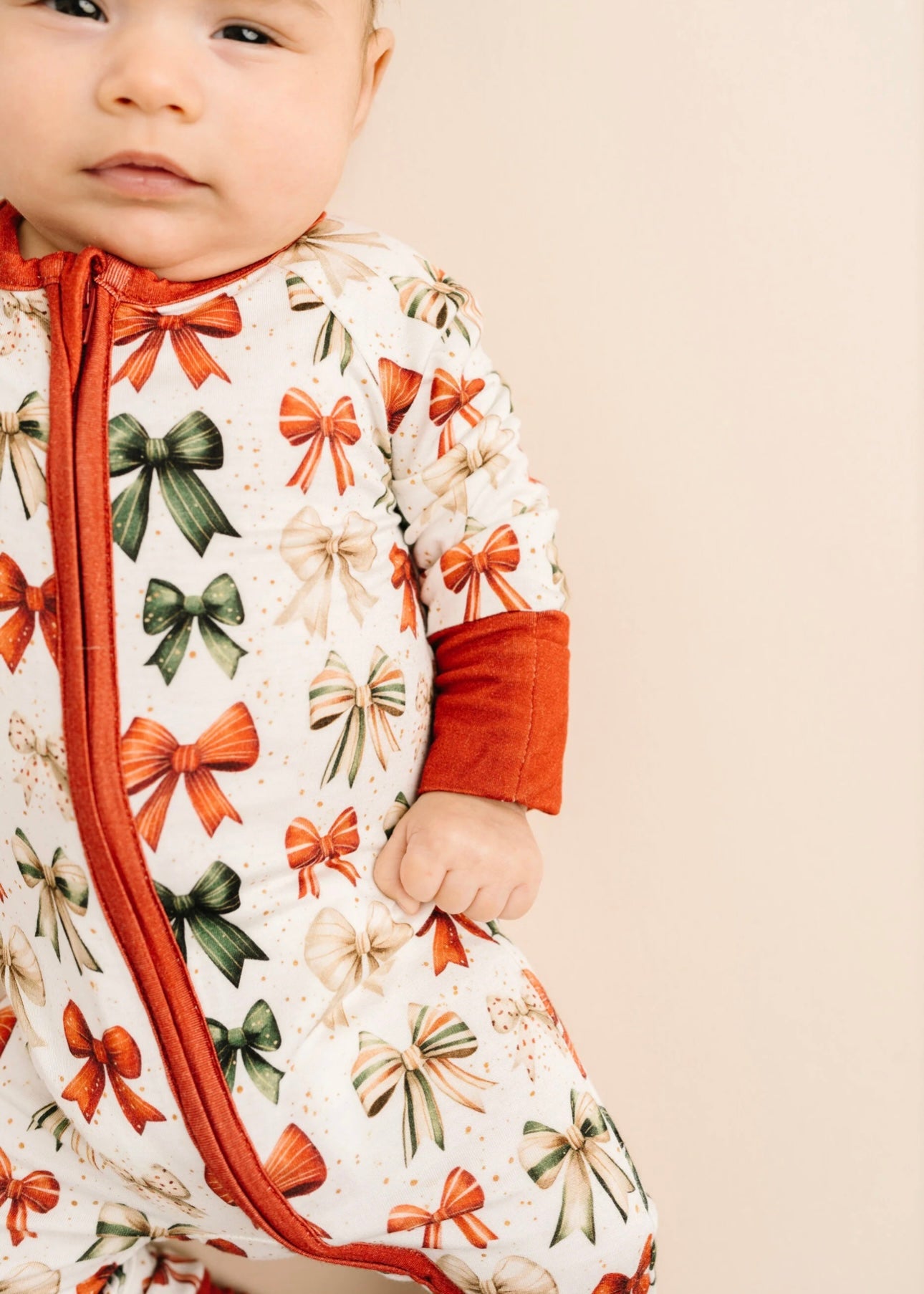 Holiday Bows Bamboo Sleeper