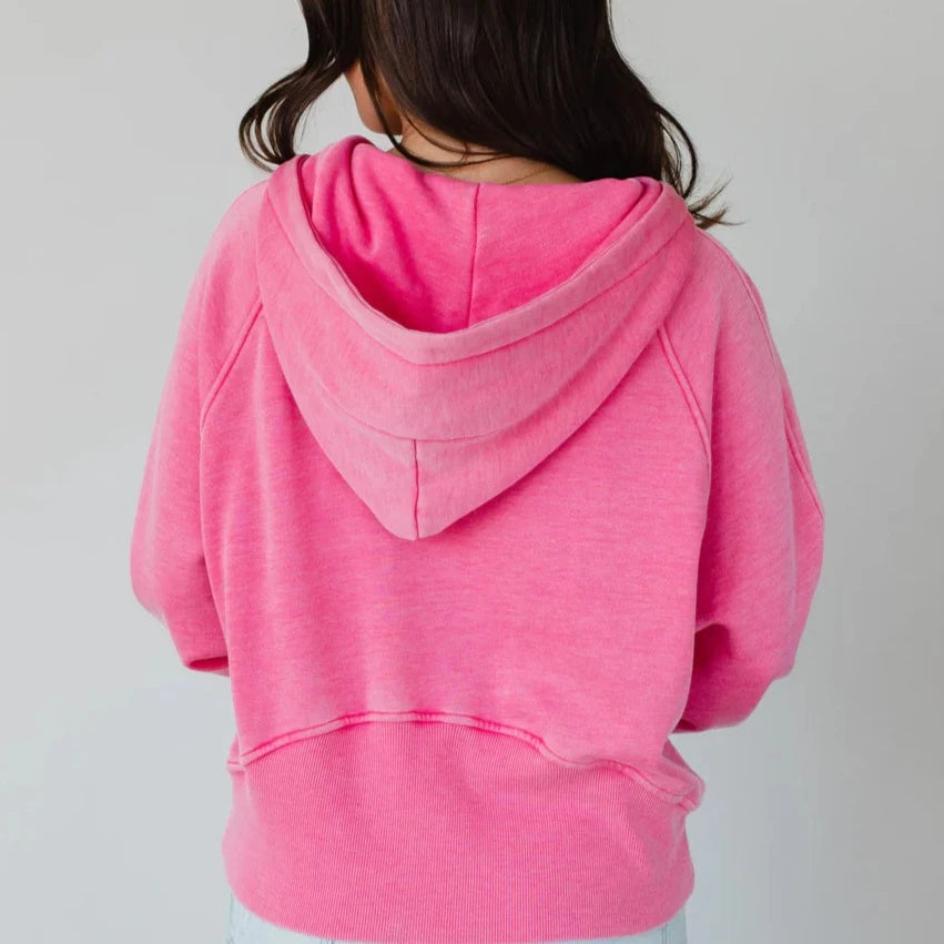 Cassie Crop Hood Sweatshirt