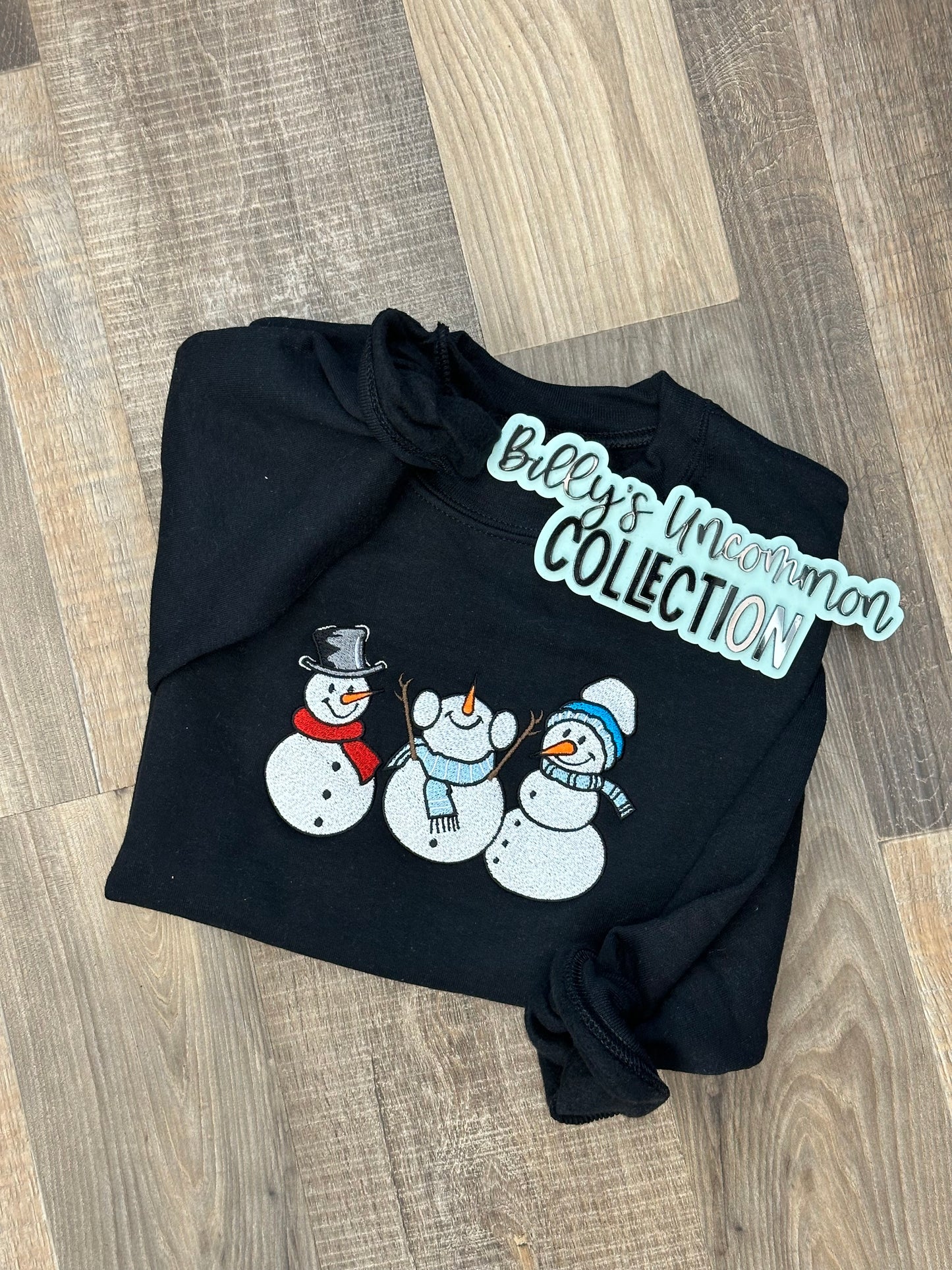 Snowman Embroidered