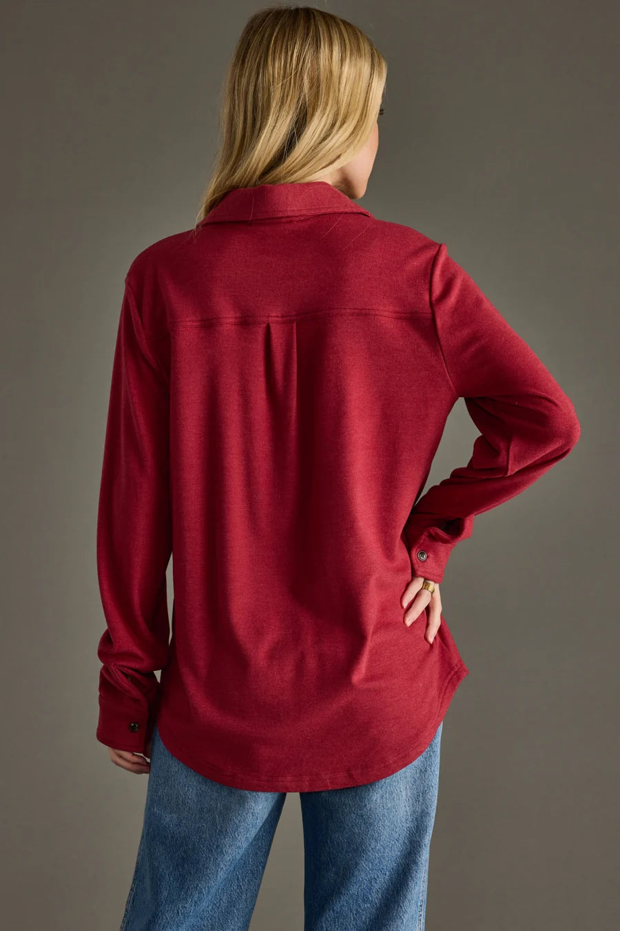 Mindi Super Soft Button Up