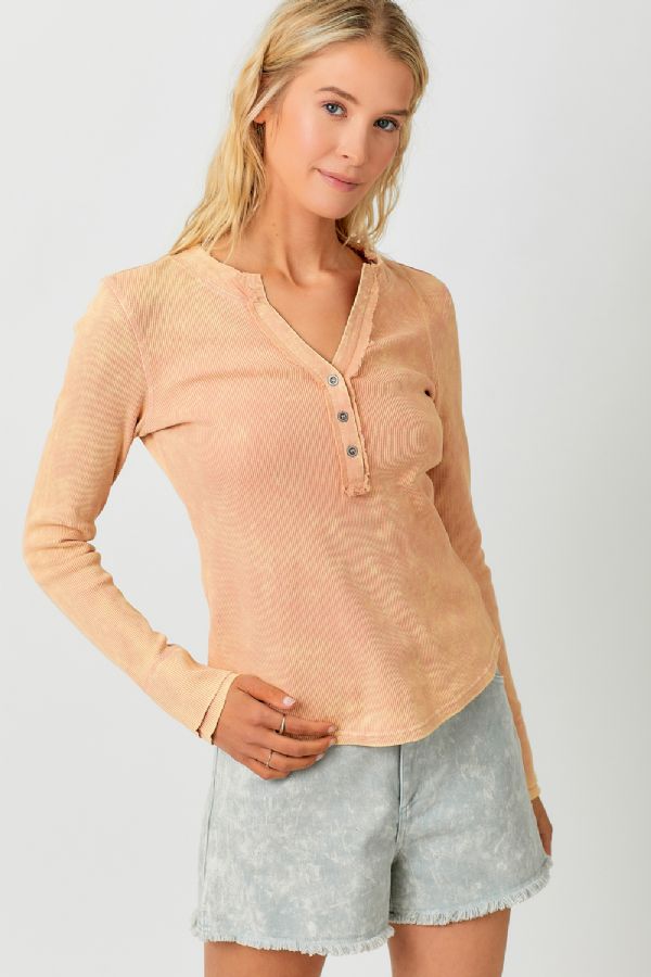 WASHED THERMAL TOP