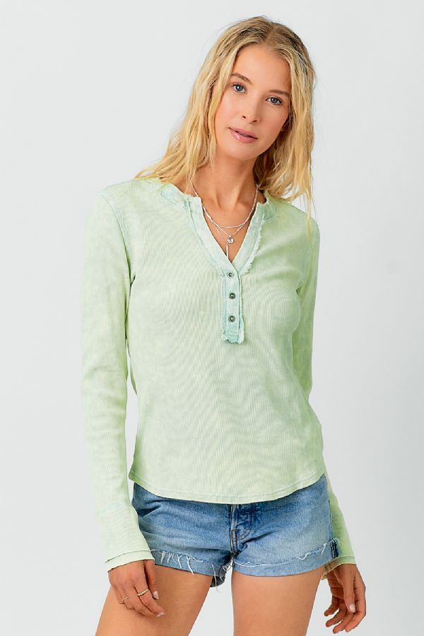 WASHED THERMAL TOP
