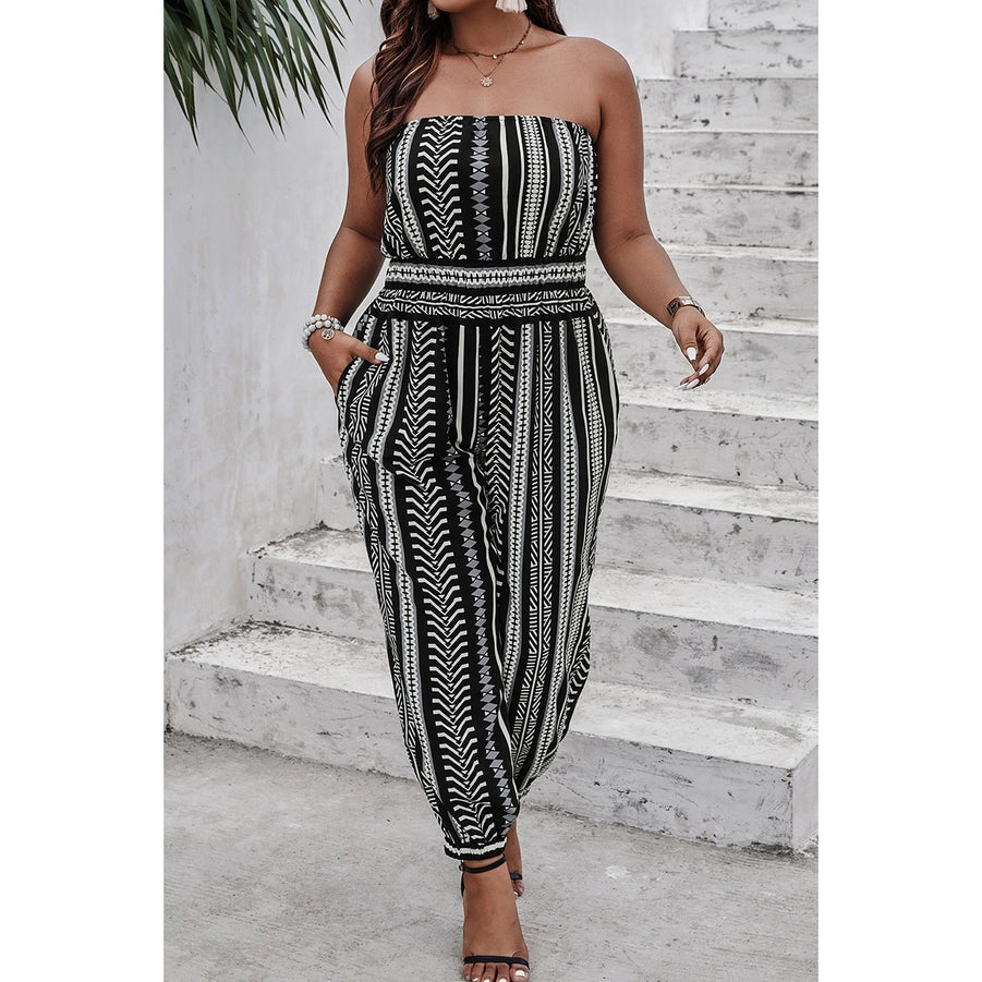 Curvy Strapless Jumpsuit