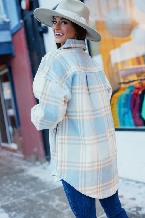 Women's Shacket Plaid