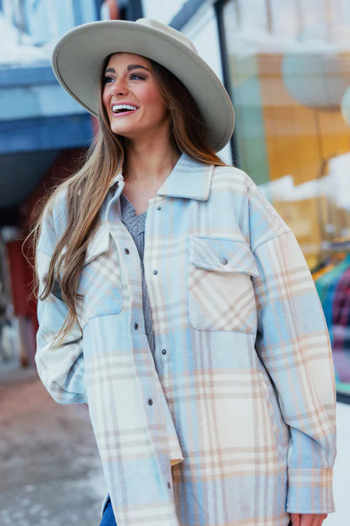 Women's Shacket Plaid