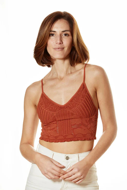 Seamless Jacquard Bralette