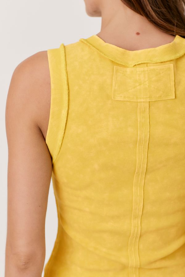 Washed Tank Top