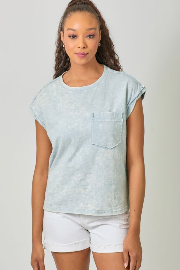 WASHED SLOUCHY ESSENTIAL TEE