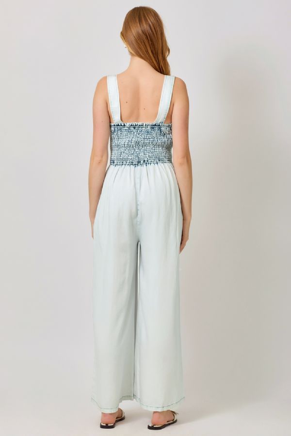 WASHED TENCEL JUMPSUIT