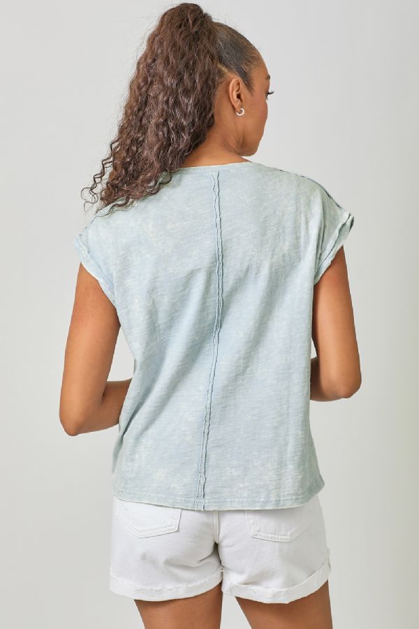 WASHED SLOUCHY ESSENTIAL TEE
