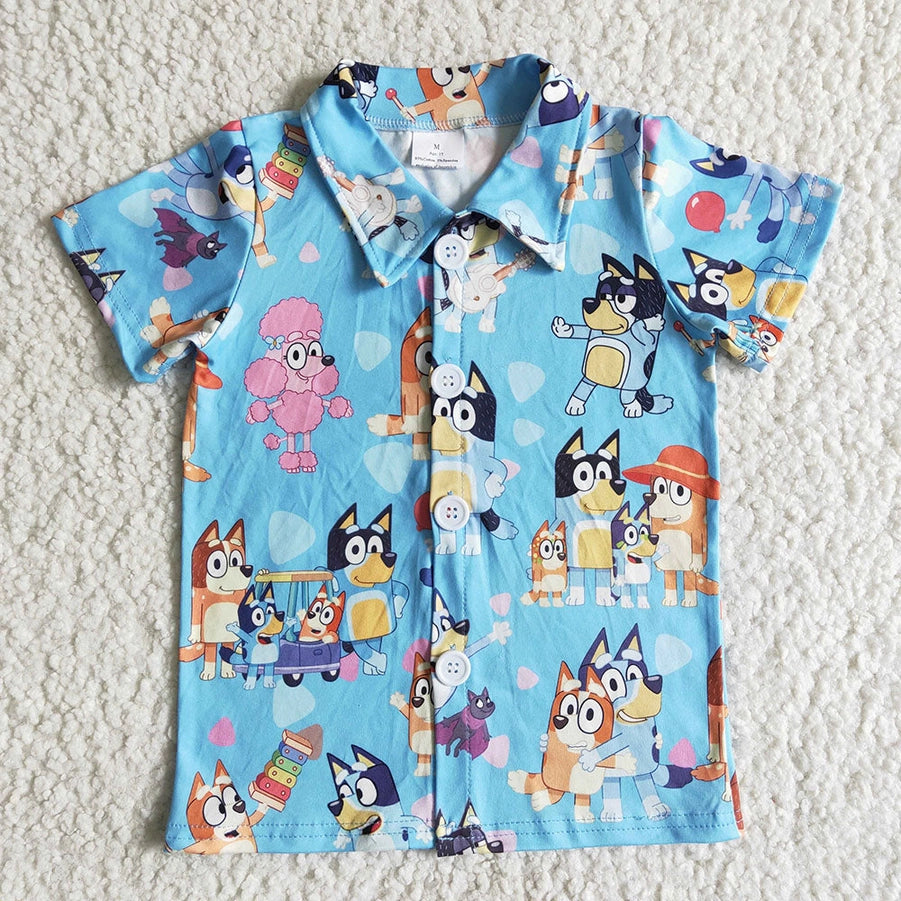 Bluey Button Up Shirt