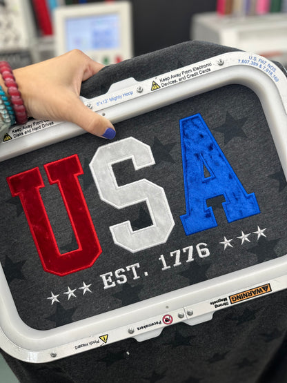 USA Velvet Est 1776