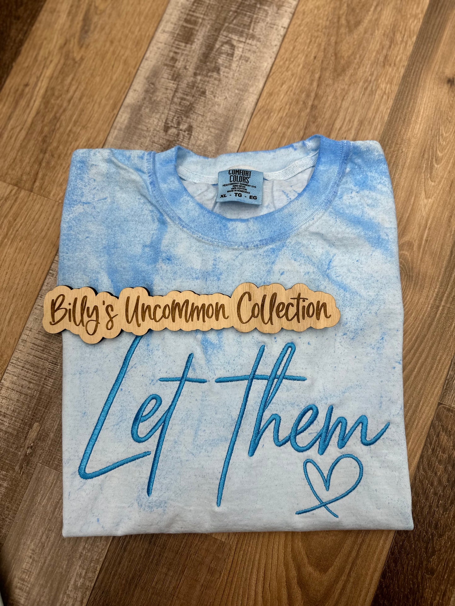 Let them 🖤 Embroidered