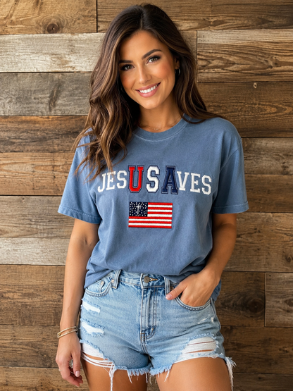 JESUSAVES Red, White & Blue