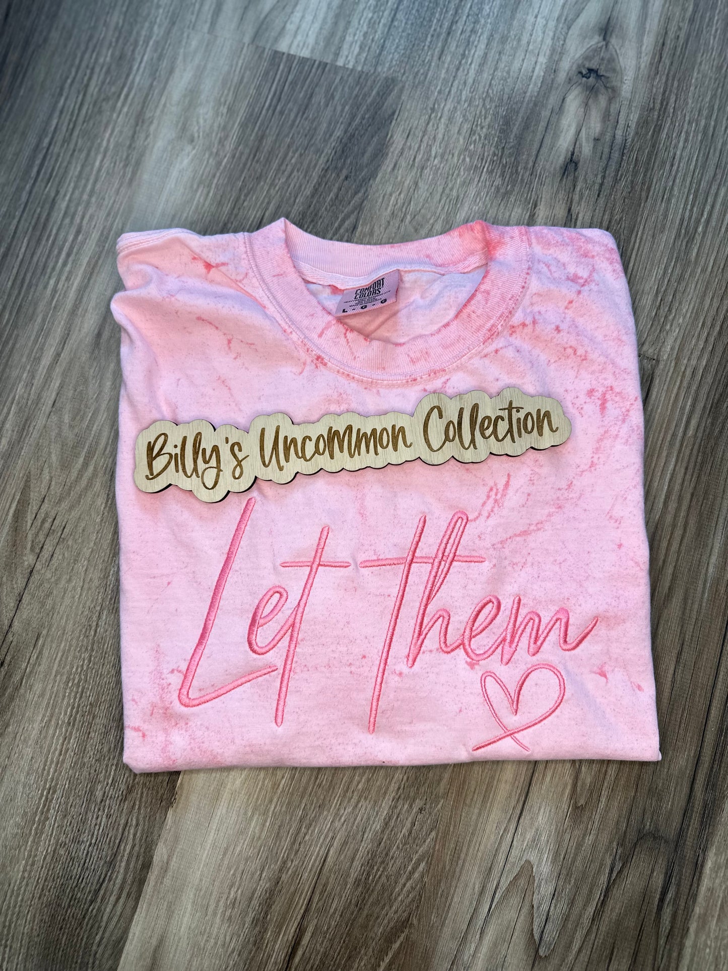 Let them 🖤 Embroidered