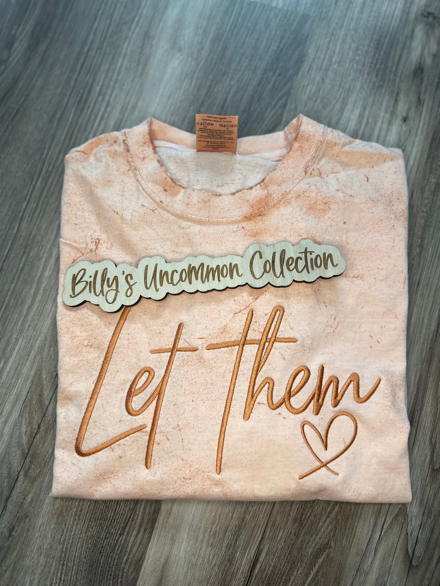 Let them 🖤 Embroidered