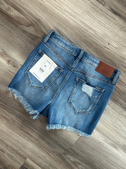 Hidden Distress Jean Shorts