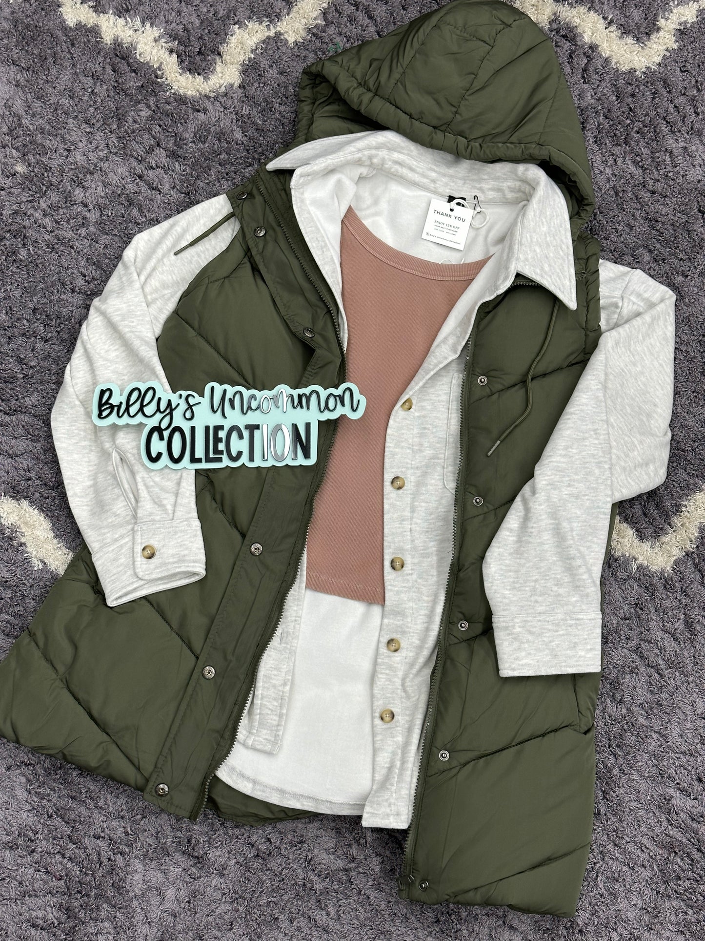 Royalty Long Puff Vest