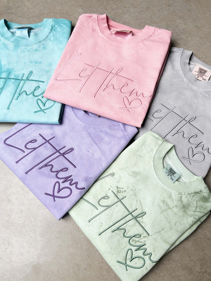 Let them 🖤 Embroidered