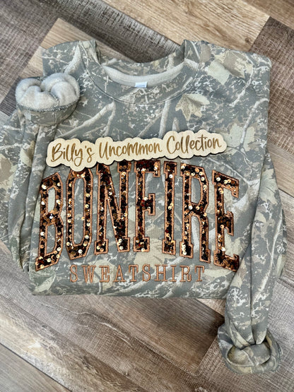 BONFIRE SWEATSHIRT SEQUIN EMBROIDERED