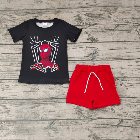 Spiderman Tee Shirts & Red Short Set