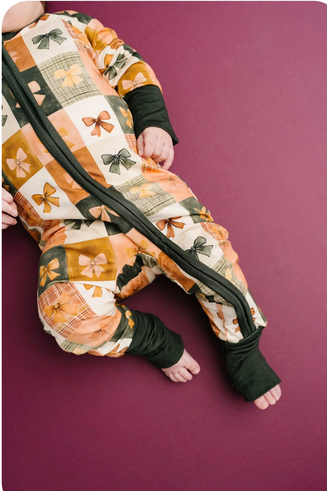 Bow Patchwork Bamboo Headband