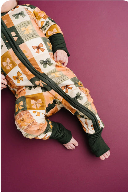 Bow Patchwork Bamboo Headband