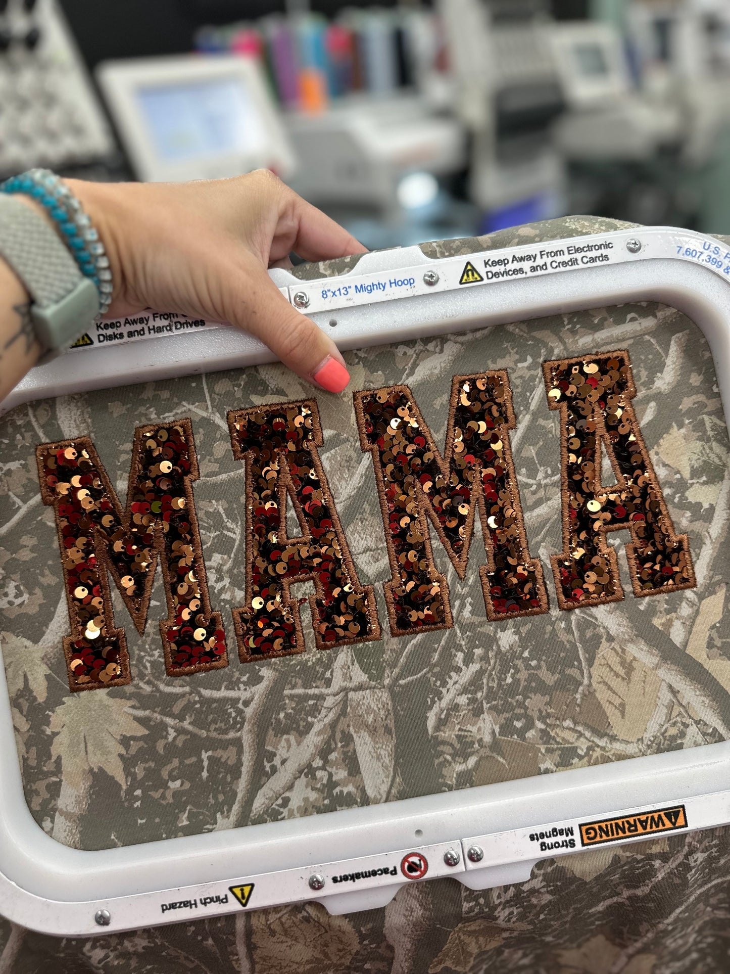 Custom CAMO SEQUINS