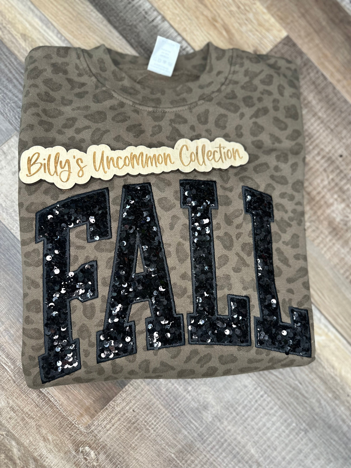 FALL SWEATSHIRT SEQUIN EMBROIDERED (Copy)