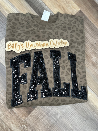 FALL SWEATSHIRT SEQUIN EMBROIDERED (Copy)