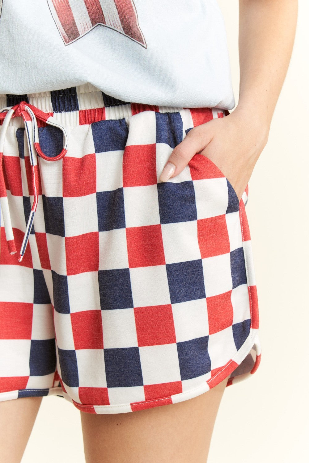 CHECKERBOARD SHORTS