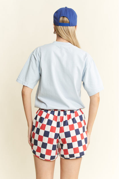 CHECKERBOARD SHORTS