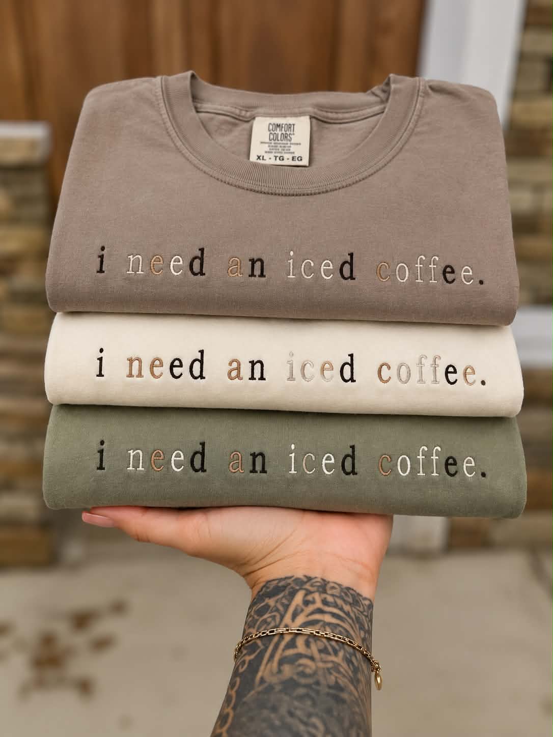 i need a coffee. Or i need an iced coffee.