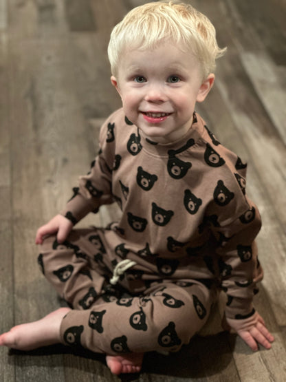 Brown Bear crewneck set