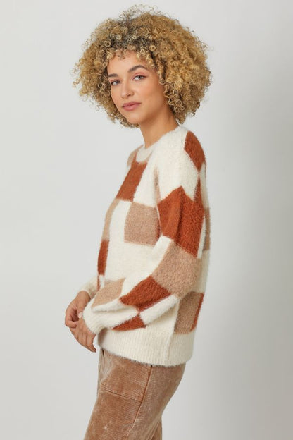 Mosaic Block Sweater