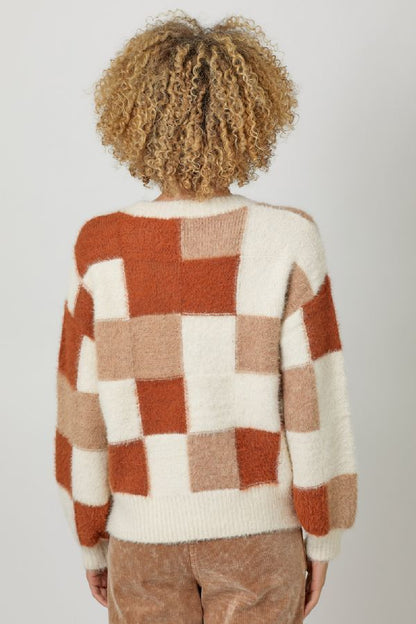 Mosaic Block Sweater