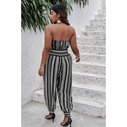 Curvy Strapless Jumpsuit